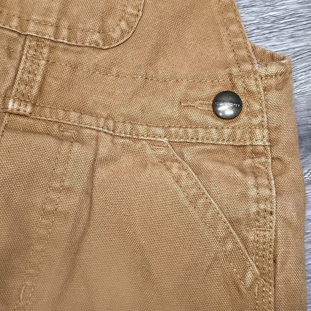 Carhartt Infant Brown Overalls - 18M - Classic Baby Bibs!